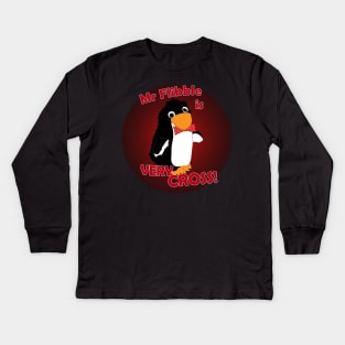 Mr Flibble is Very Cross! Kids Long Sleeve T-Shirt